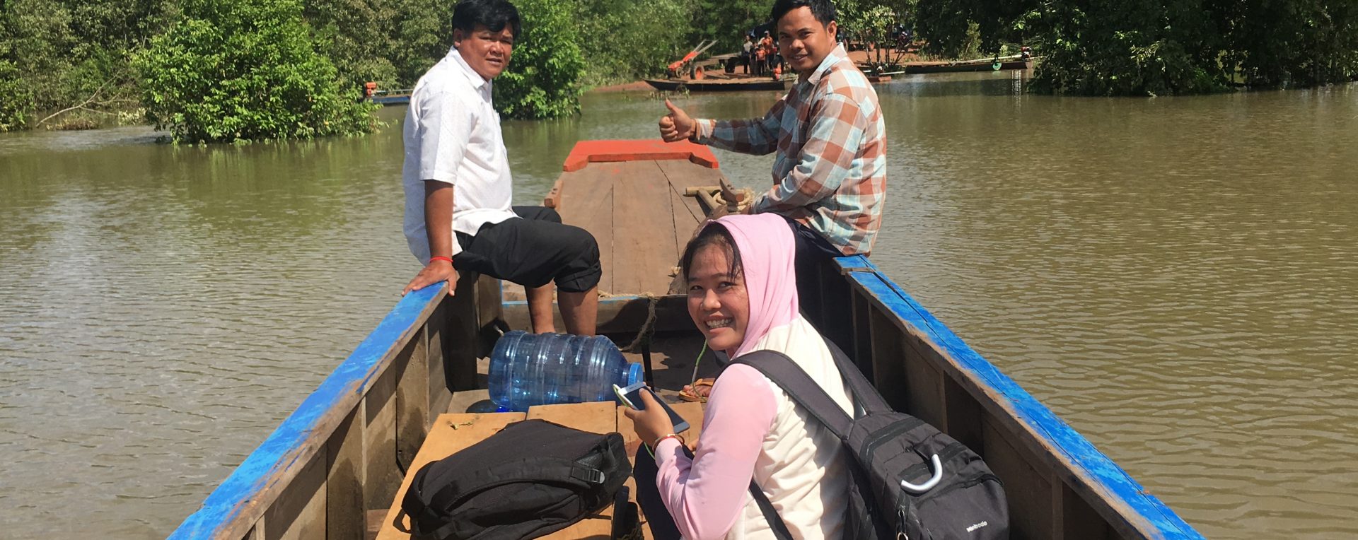 Flood area in Putrea commune